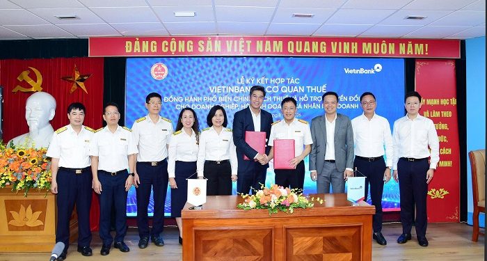 VietinBank ký kết hợp tác với Cục Thuế đồng hành cùng hộ kinh doanh, cá nhân kinh doanh, doanh nghiệp thúc đẩy chuyển đổi số